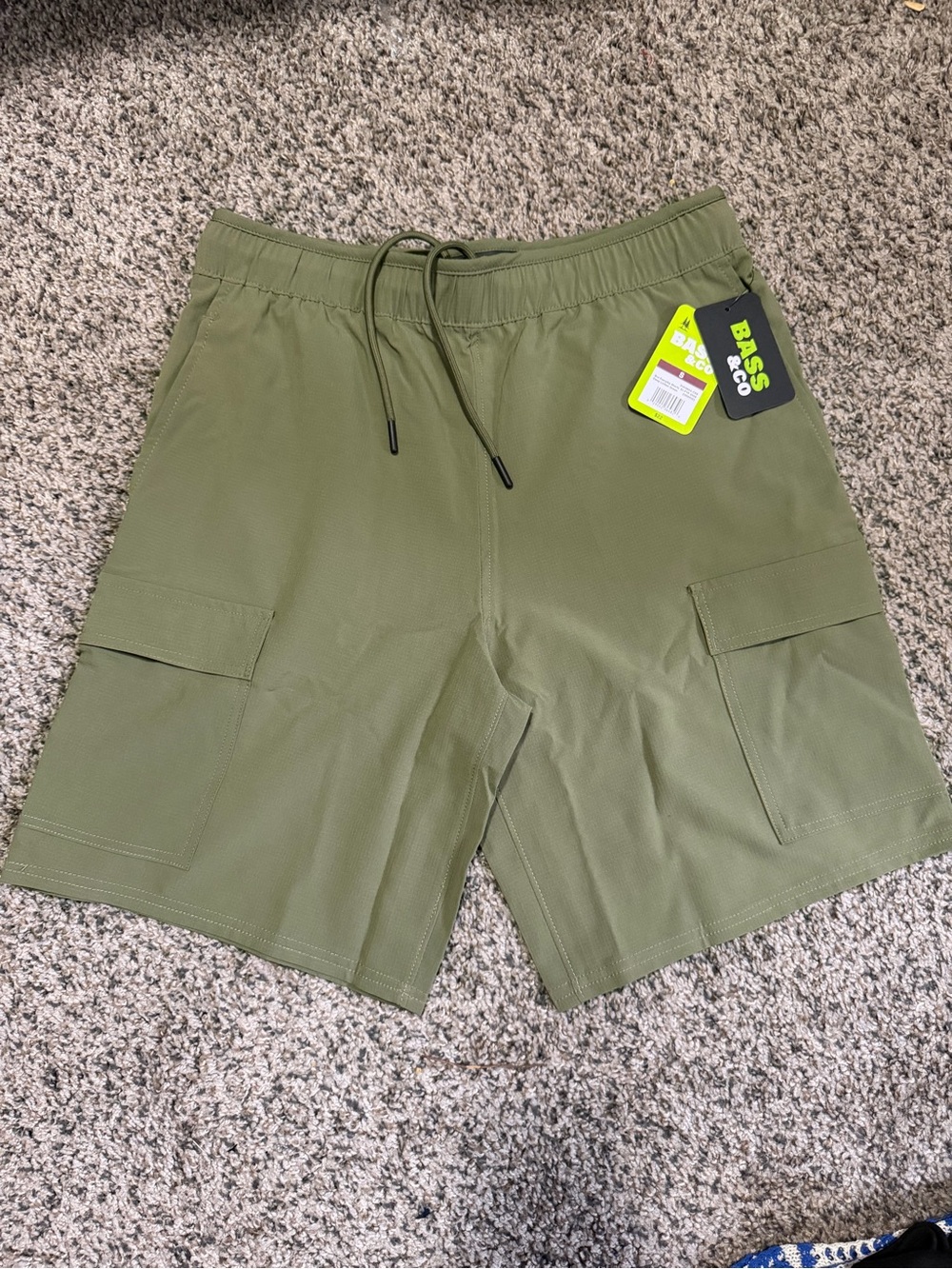 Bass Olive Green Men's Cargo Swim Shorts